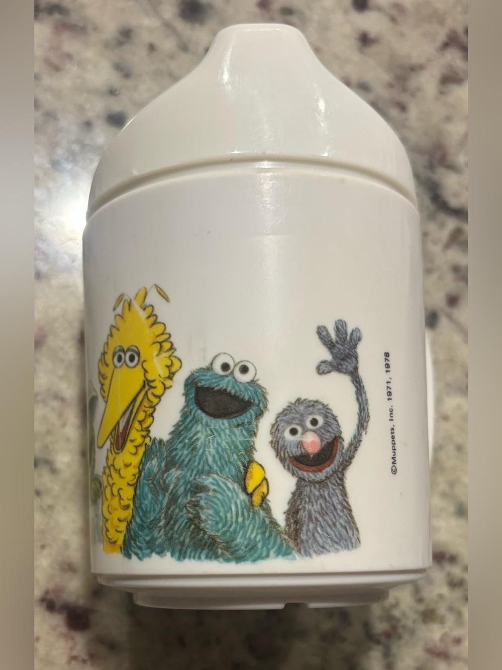 Vintage Sesame Street Sippy Cup